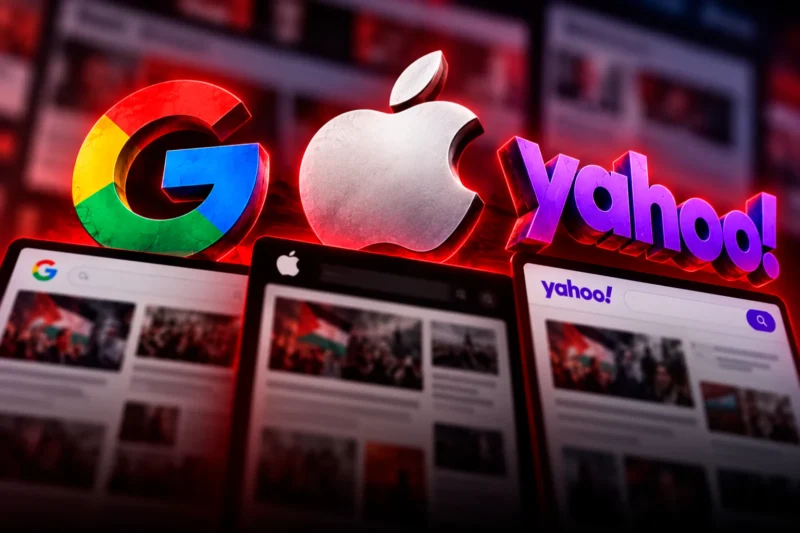 Google, Apple y Yahoo aplican filtros que favorecen a medios de izquierda en sus plataformas