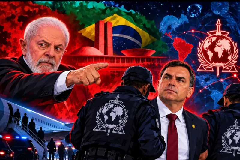 A dos días del balotaje, el régimen de Lula pidió el arresto de Flávio Bolsonaro y una alerta roja de Interpol
