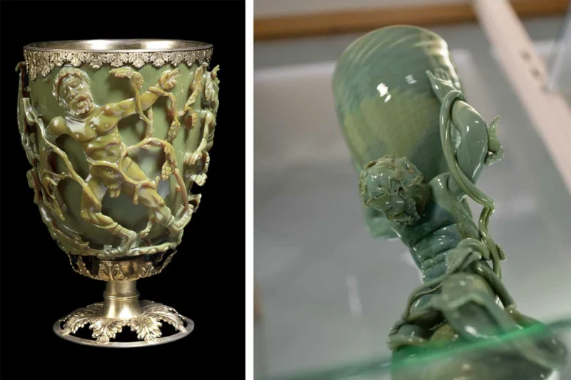 Científicos lograron recrear un vidrio romano de hace 1.600 años que cambia de color gracias al oro y la plata