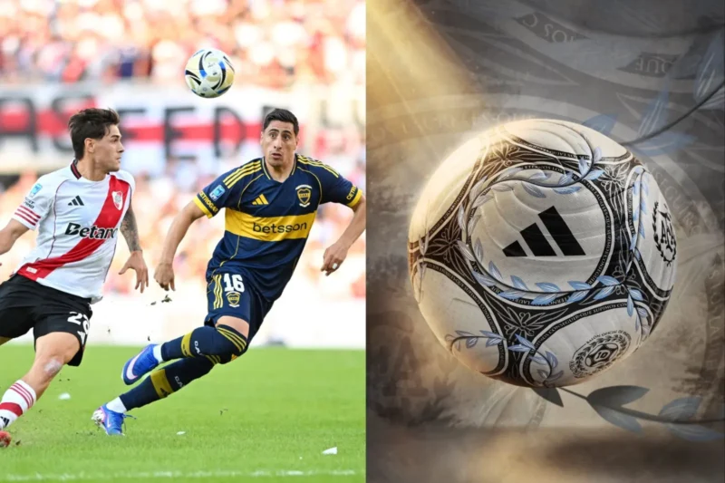 Adidas presentó la nueva pelota Argentum Gambeta Derbi: se estrenará en el Superclásico entre Boca y River