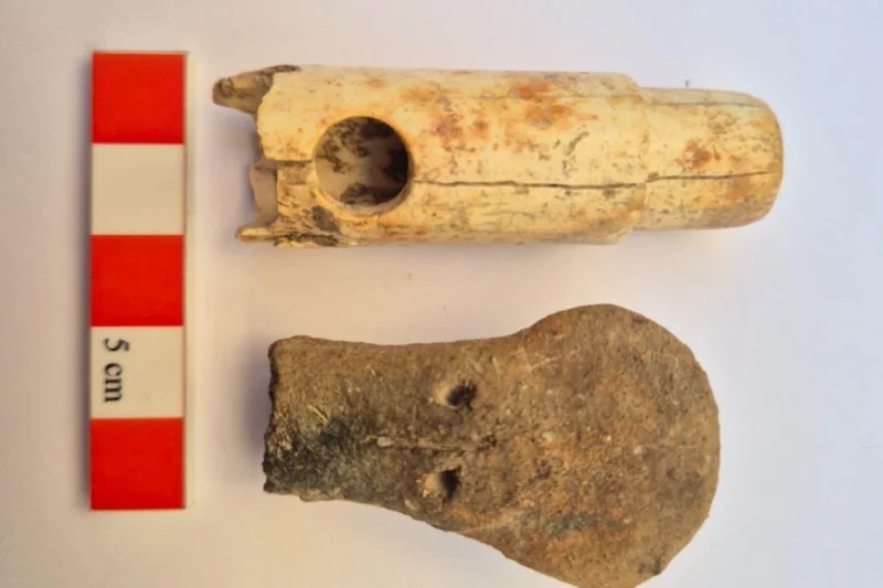 Hallan flauta de hueso y cabeza de ídolo en las ruinas de Troya