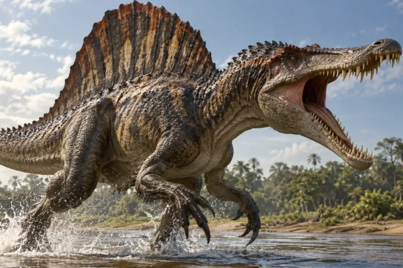 Nuevas evidencias confirman que el Spinosaurus vivió casi siempre bajo el agua