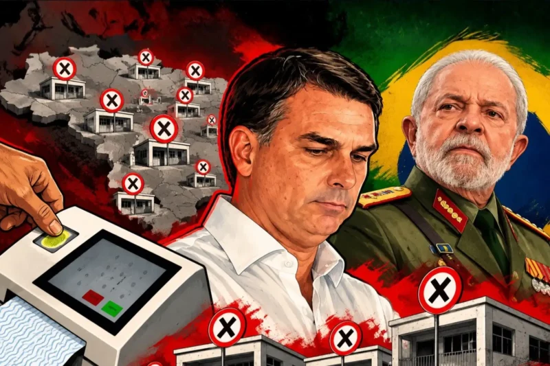 Fraude: Flávio Bolsonaro no recibió ningún voto en 106 urnas, lo que es estadísticamente imposible