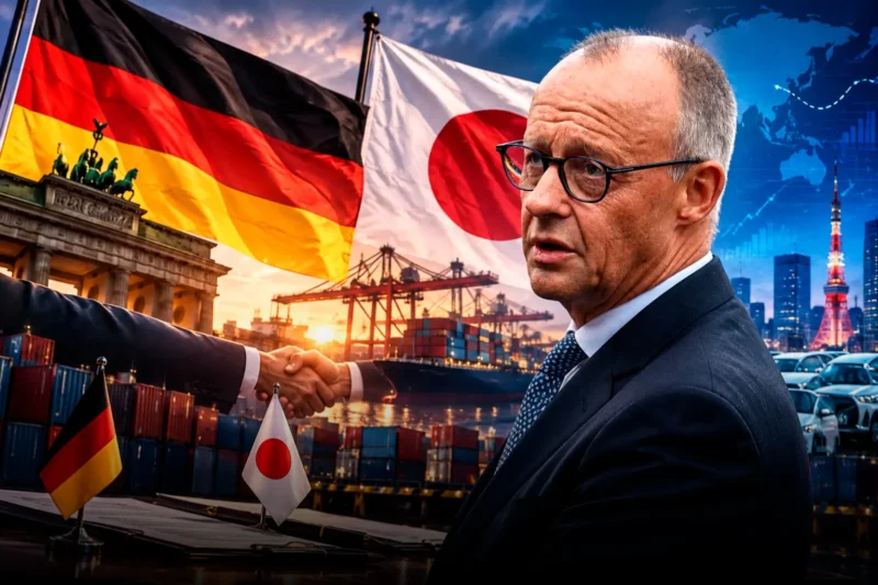 Alemania le propuso a Japón una alianza comercial para enfrentar los aranceles y la presión económica